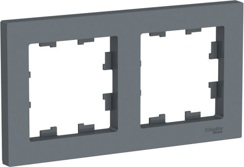 Рамка универсальная Systeme Electric AtlasDesign 2-м. грифель фото Рамка универсальная Systeme Electric AtlasDesign 2-м. грифель картинка
